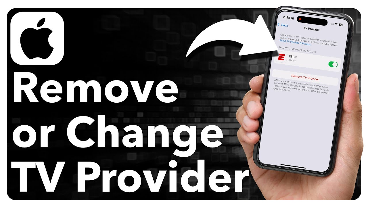 How To Remove Or Change TV Provider On iPhone