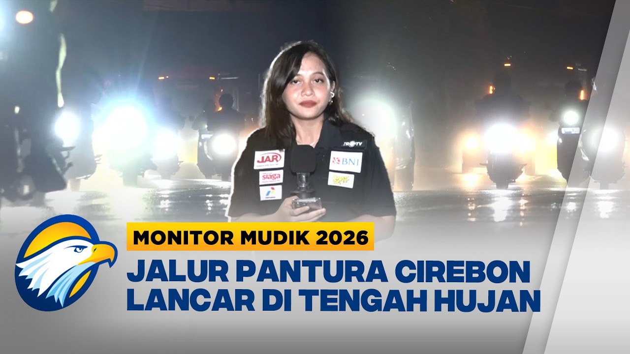 Arus Mudik di Jalur Pantura Cirebon Mulai Mengarah ke Jawa Tengah - [Monitor Mudik 2026]