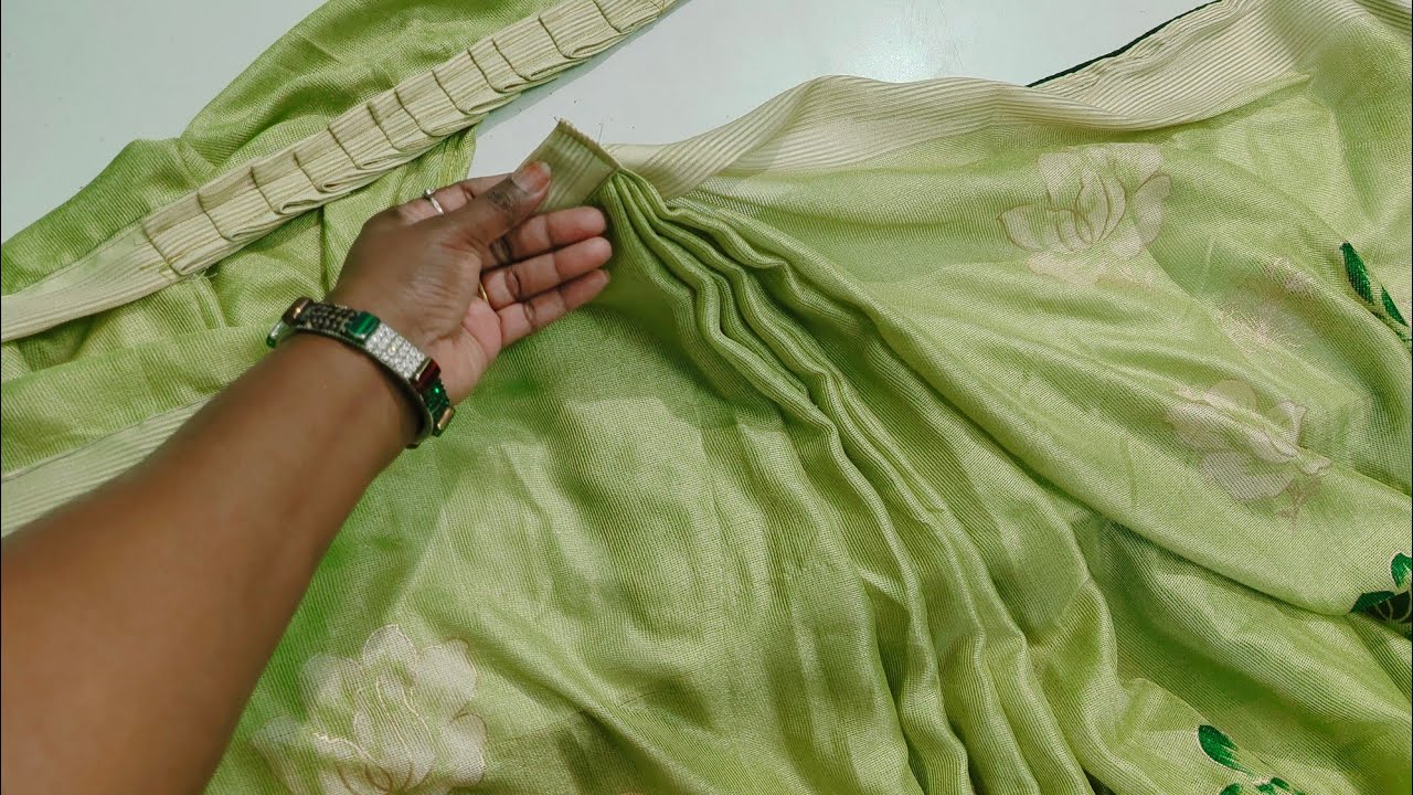 पल्लू पाटली बेल्ट वाली साड़ी कैसे बनाएं? How to prepare belt saree?Saree