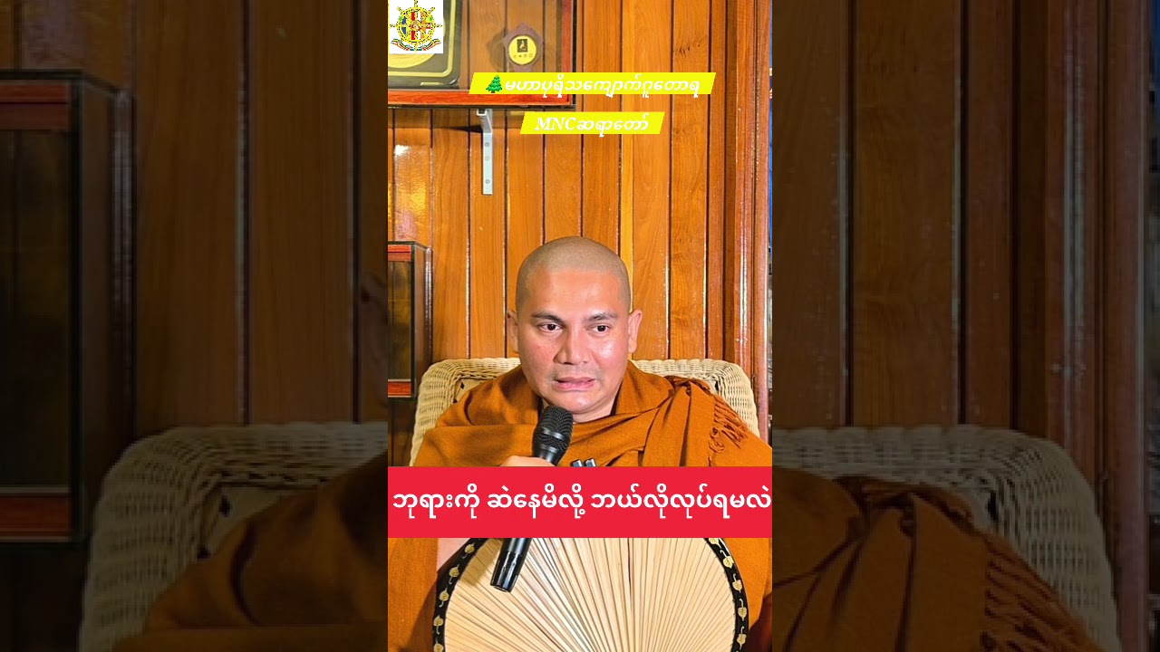 🍁ဘုရားကို ဆဲနေမိလို့ ဘယ်လိုလုပ်ရမလဲ🌿🌲မဟာပုရိသကျောက်ဂူတောရ MNCဆရာတော်