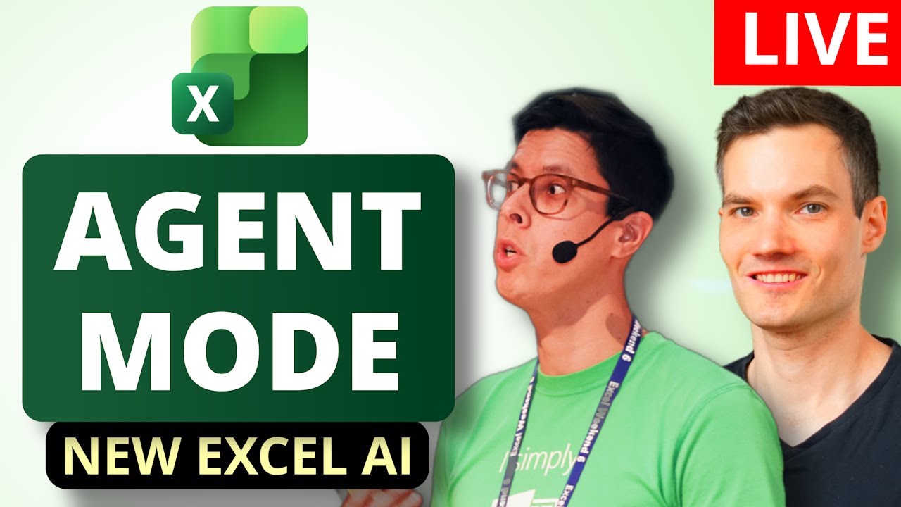 Excel Agent Mode &mdash; LIVE with Microsoft&rsquo;s Carlos Otero | Full Demo & Q&A