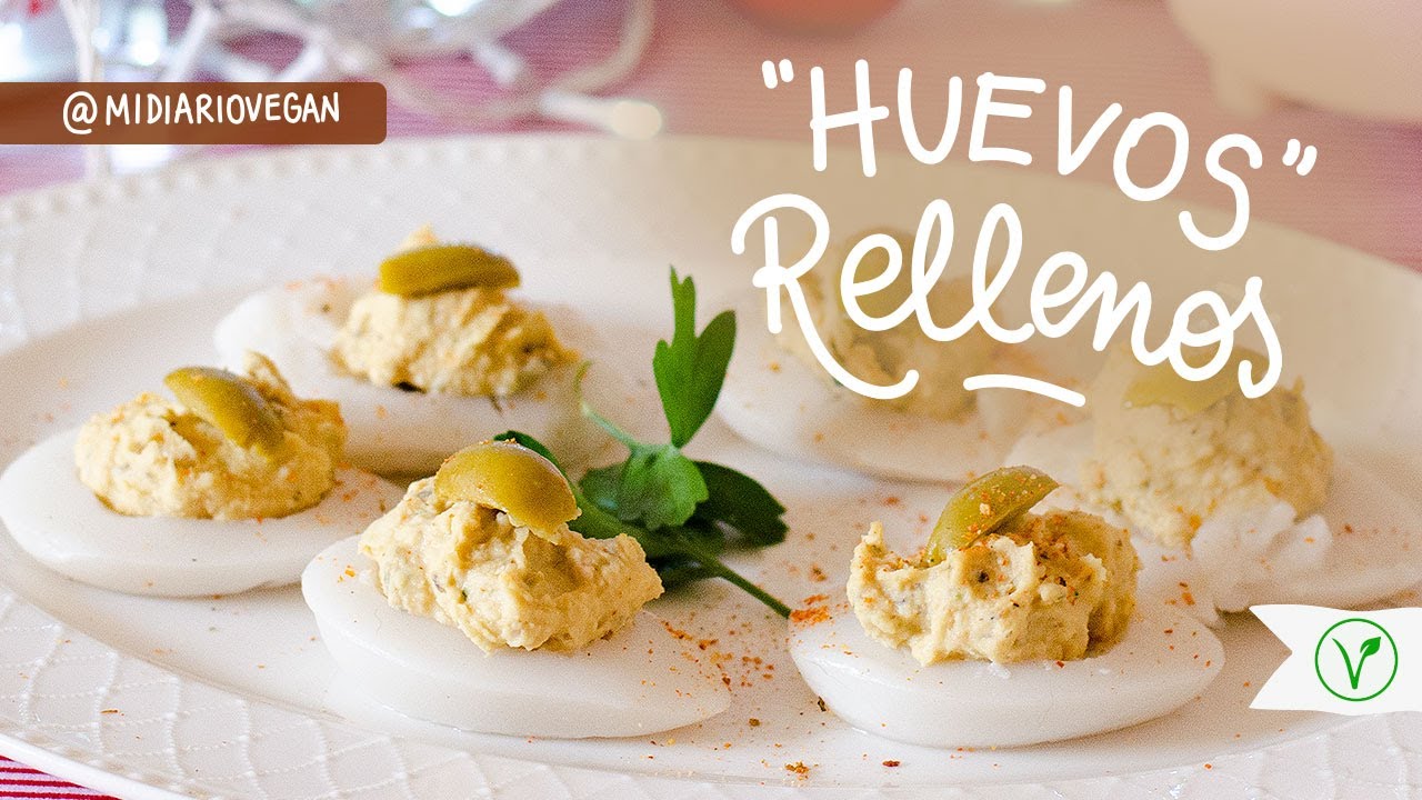 HUEVOS RELLENOS VEGANOS (si, como leiste 😏) #VeganaEnNavidad / Midiariovegan