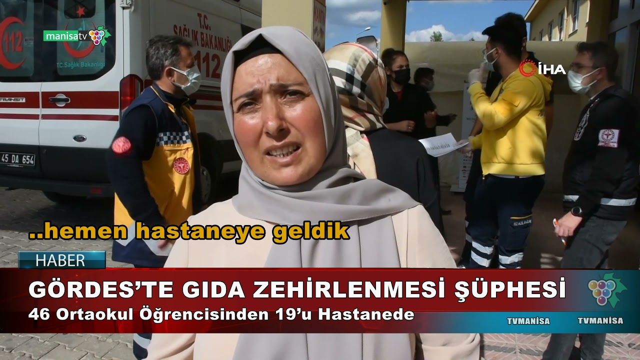 GÖRDES’TE GIDA ZEHİRLENMESİ ŞÜPHESİ
