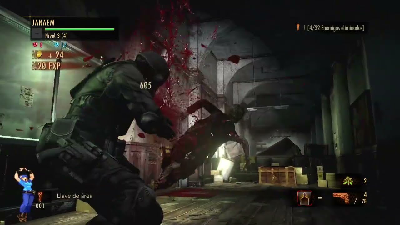 Resident Evil Revelations 2 | Modo Asalto | Hunk | Nvl 1-04 normal