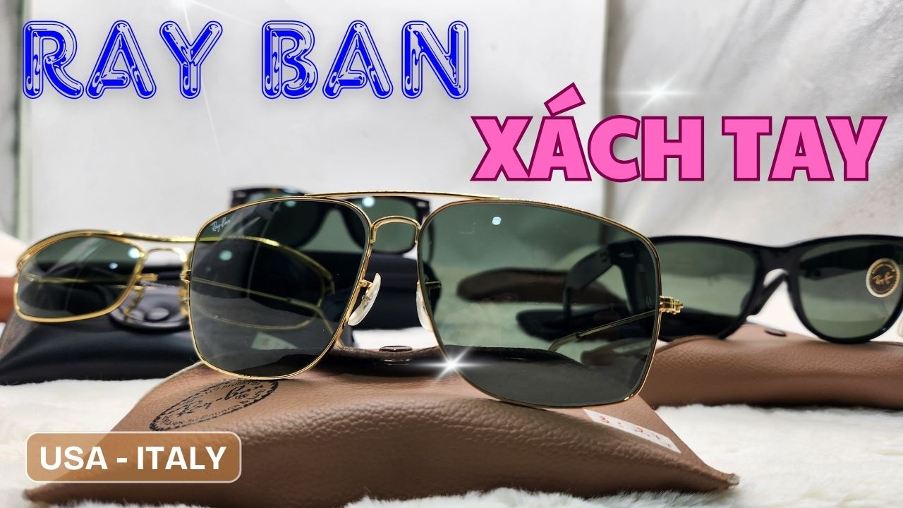 Hàng Xách Tay ! Mắt Kính Rayban Chính Hãng Usa Italy Cổ Xưa Cực Hiếm Giá Tốt #matkinhrayban #matkinh