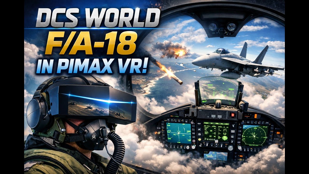 DCS World - F18 Hornet - A2A Weapon Practice (Newbie - Part 2)