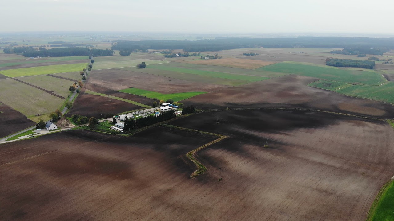 Bysław z drona [4K] - Mavic Air, 120 metrów
