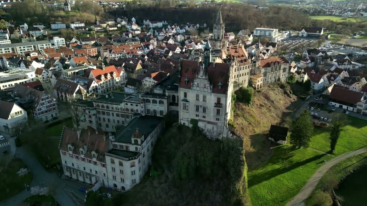 Sigmaringen Castle, Germany - Cinematic Drone shooting/西格馬林根城堡 德國 航拍