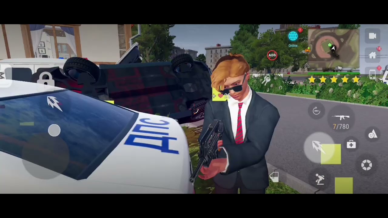 MadOut 2 BCO - Intense 5 star police chase + Police shootout & car chase (w/armor) 