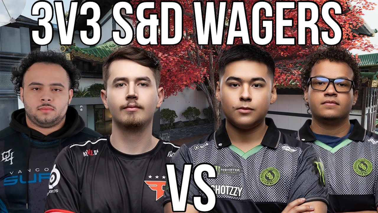 Drazah Plays INTENSE Wagers vs Shotzzy & Huke - 3v3 Pro Hardpoint 🔥