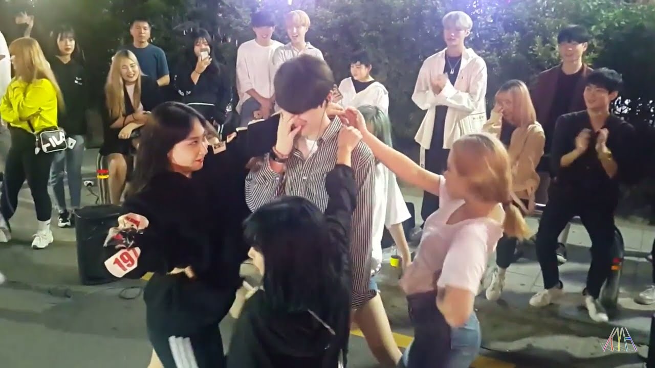 [레드크루☆진수성찬]PSY☆GENTLEMAN☆COVER [연합댄스팀☆여왕님들] 홍대버스킹 20180907금 [HONGDAE KPOP IN PUBLIC]