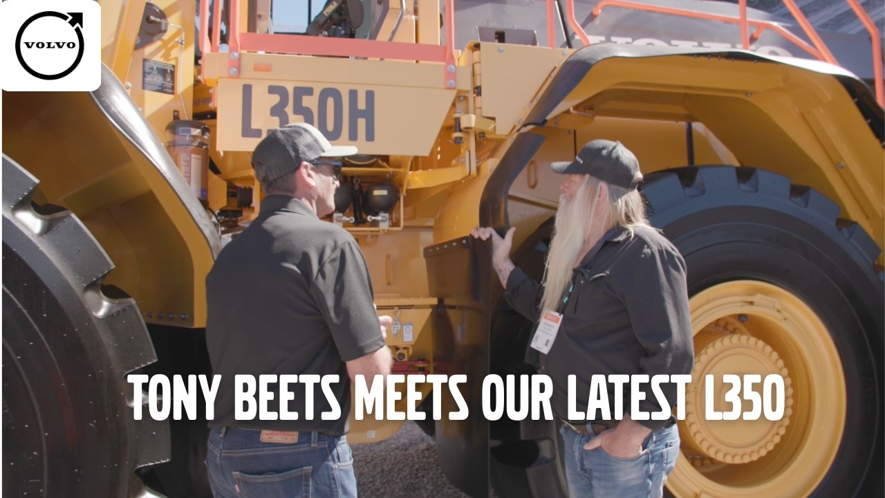 Tony Beets Gets a Look at the Upgraded Volvo L350 Wheel Loader