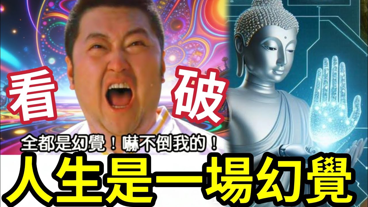 #佛禪 聽後即醒覺！人生只是一場幻覺！越早明白「越早離苦」我們生來一人~~何患愛別離之苦？為何你的東面特別痛？