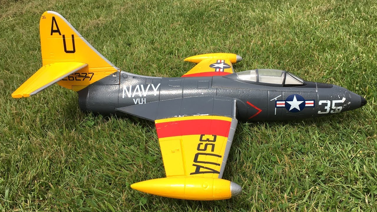 Bryan's Freewing F9F Panther 64mm EDF Jet Flight