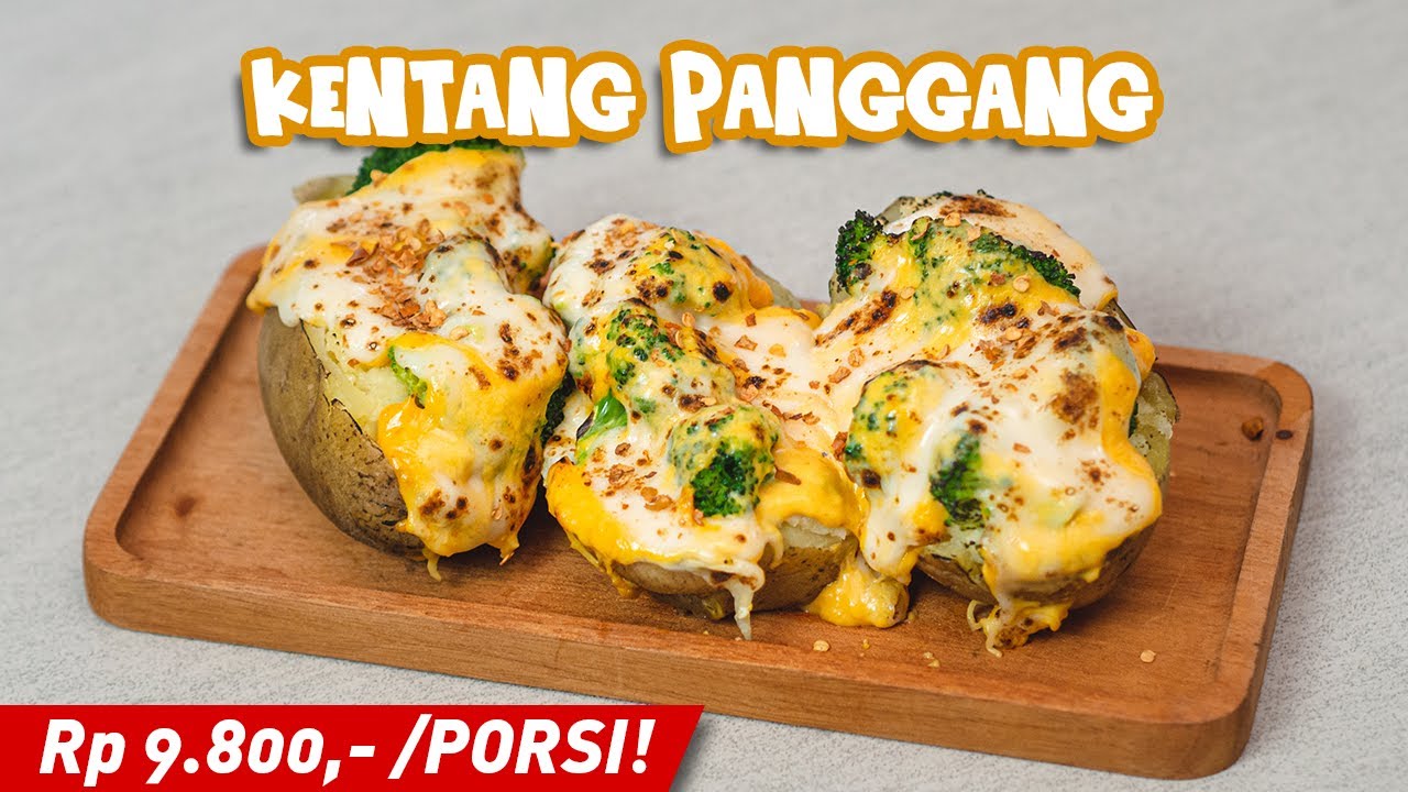 Makanan Bule ! Resep Kentang Panggang [ Baked Loaded Potato ]