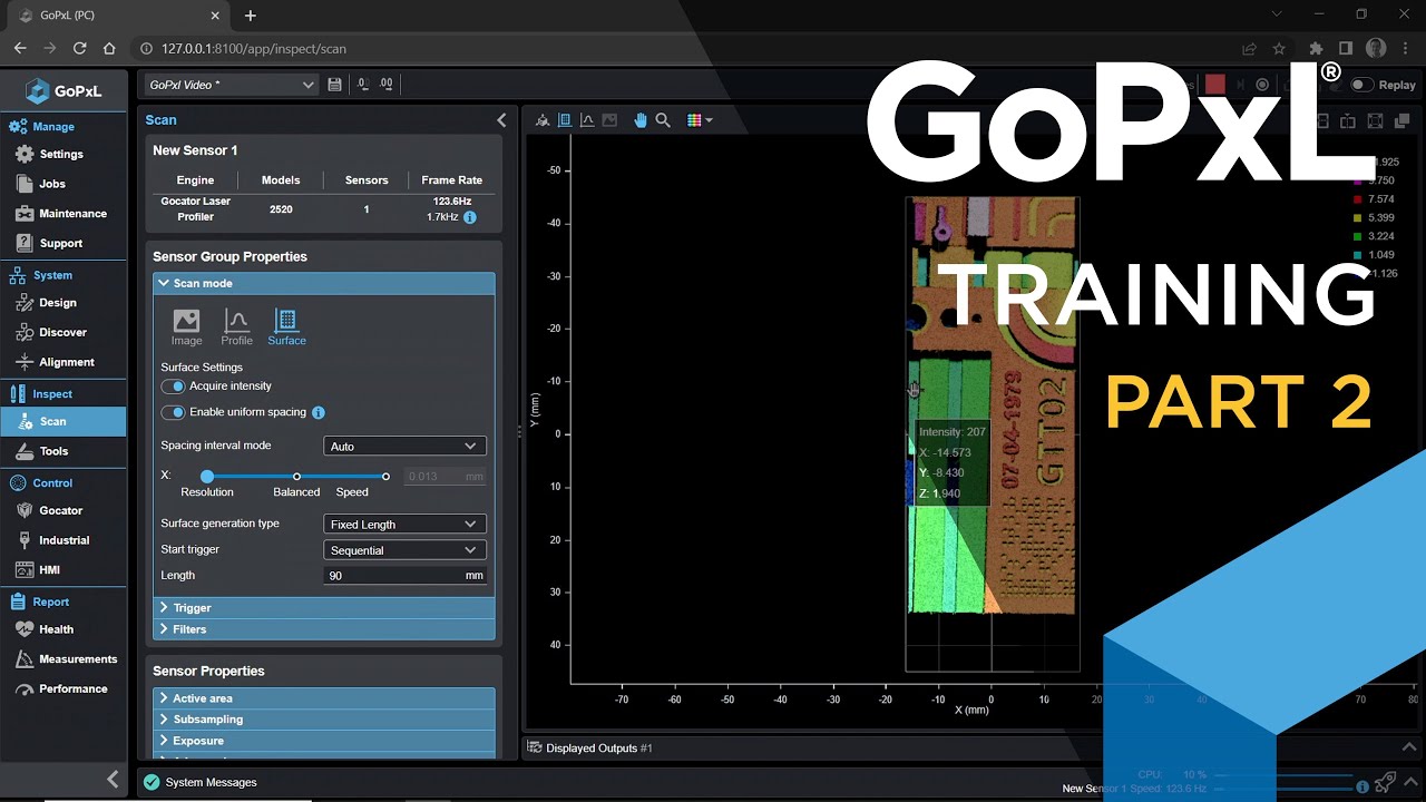GoPxL Training Part 2 - Aligning Your Sensor and Acquiring a Surface Scan Using GoPxL