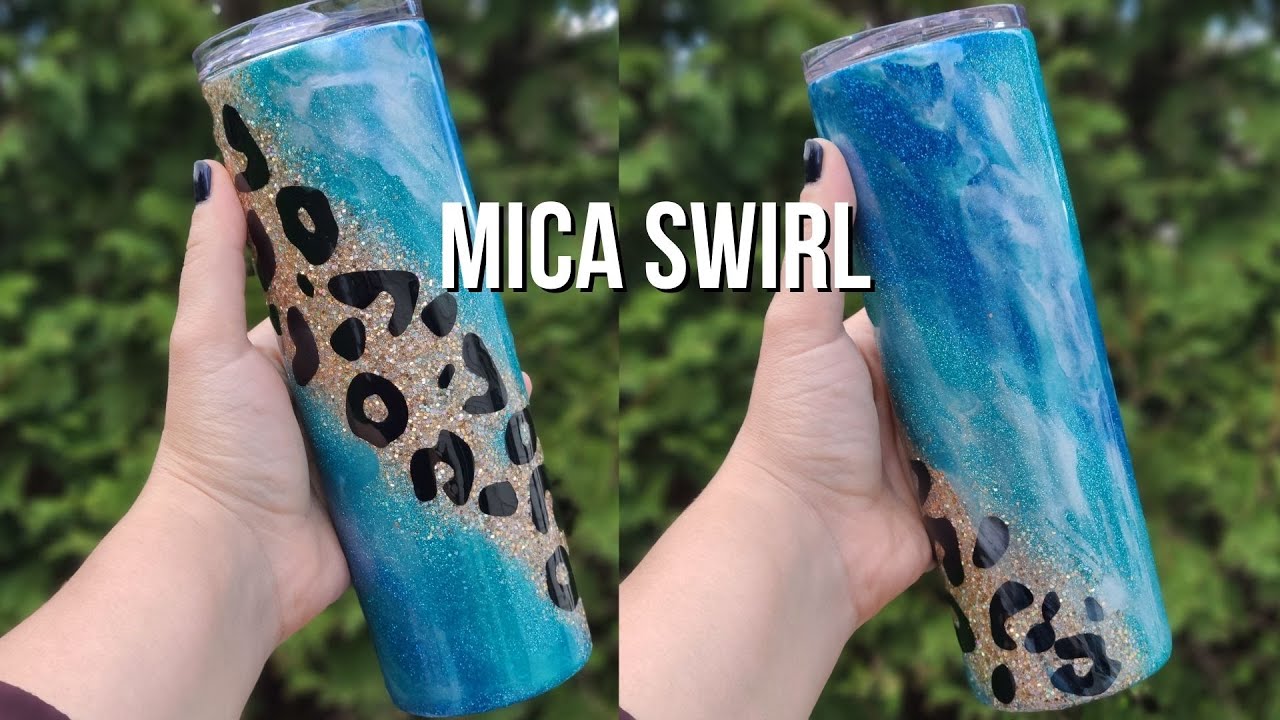 Leopard Swirl Tumbler Tutorial