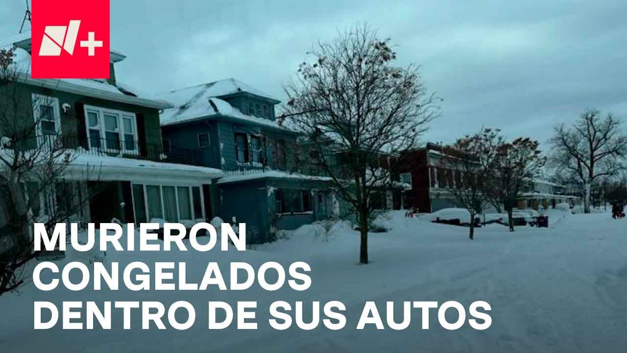 Tormenta en Estados Unidos: Mueren congelados dentro de autos en Buffalo, Nueva York - En Punto