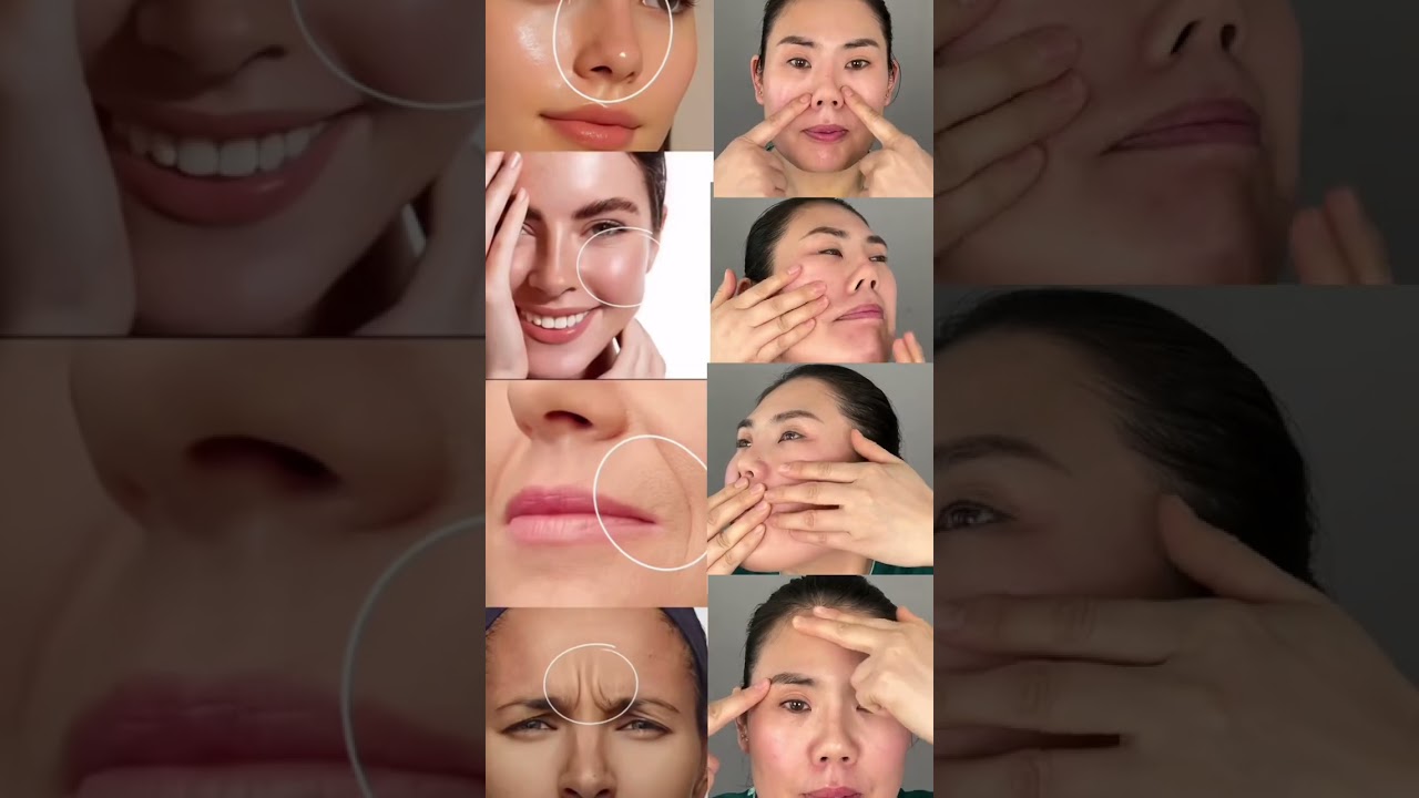 Four facial yoga poses to improve frown lines 