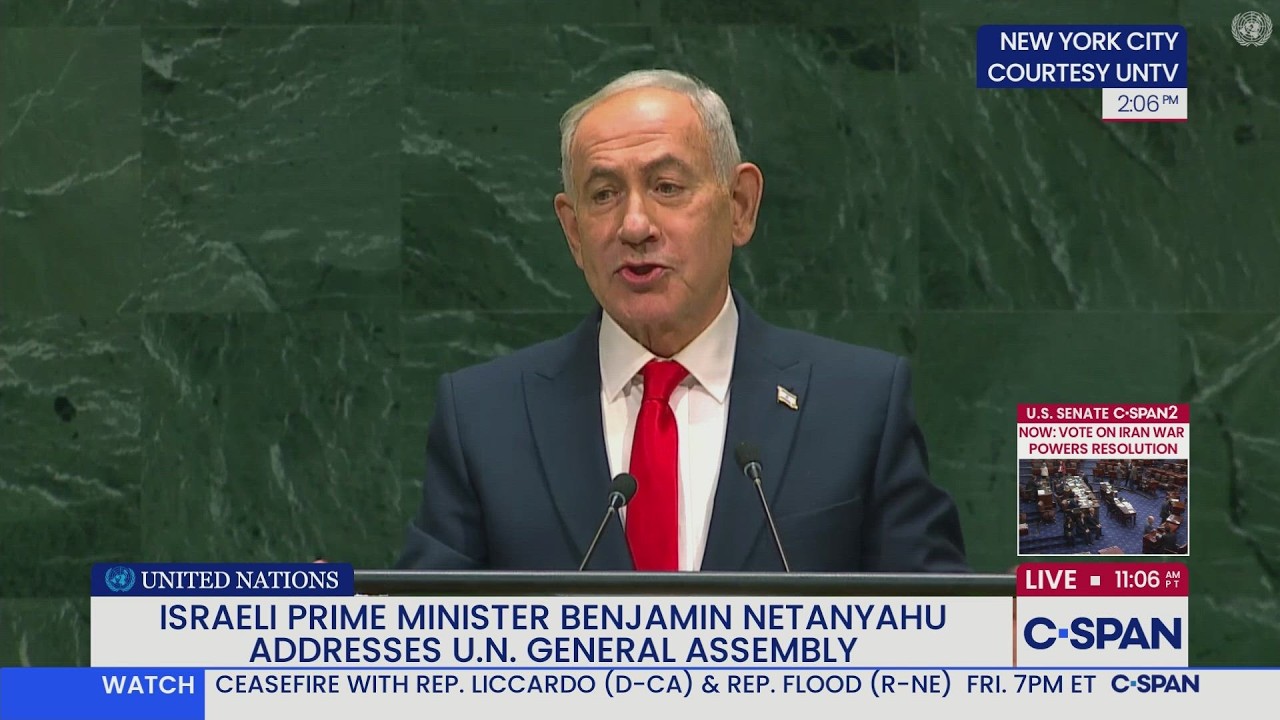 Israeli Prime Minister Benjamin Netanyahu FULL REMARKS at U.N. General Assembly
