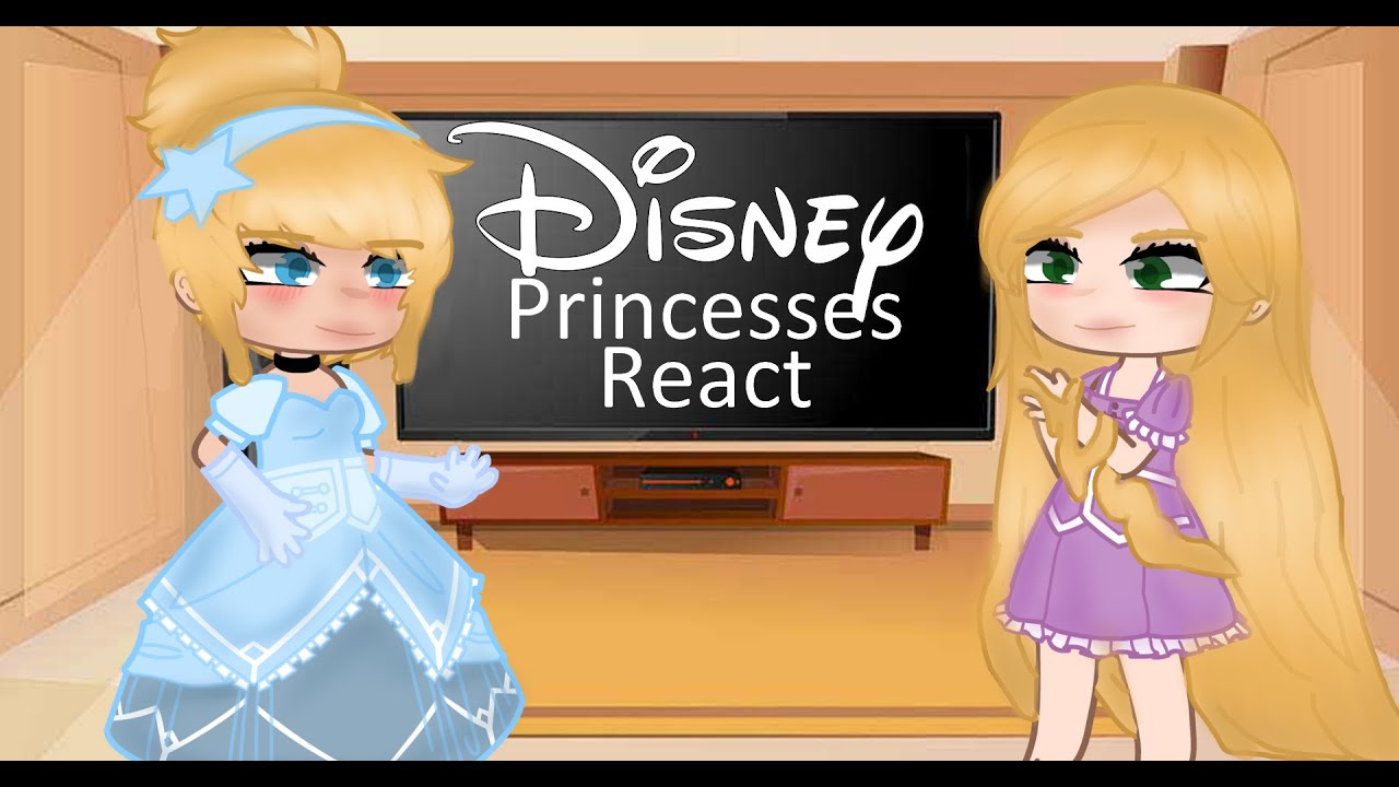 Disney princesses react to eachother (gacha reaction) |Addisseyon2.0| 1/2