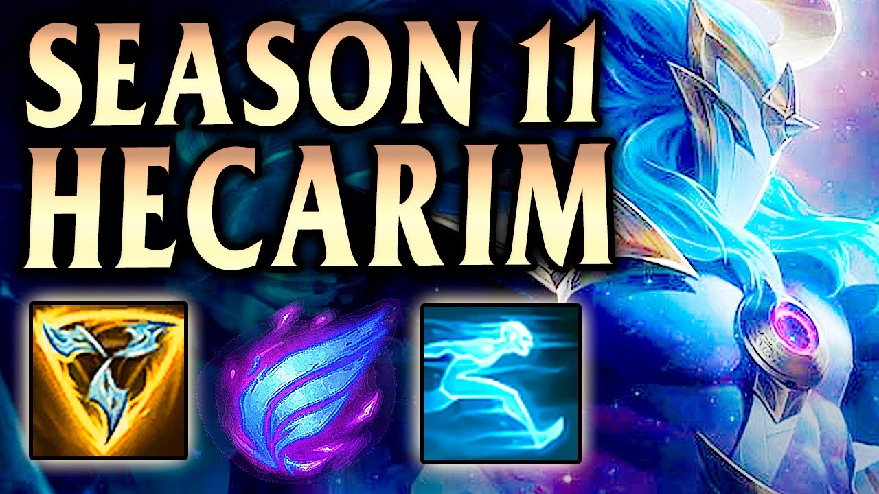 NEW TRIFORCE HECARIM CANNOT BE STOPPED! Cosmic Charger Hecarim Jungle - League of Legends Season 11