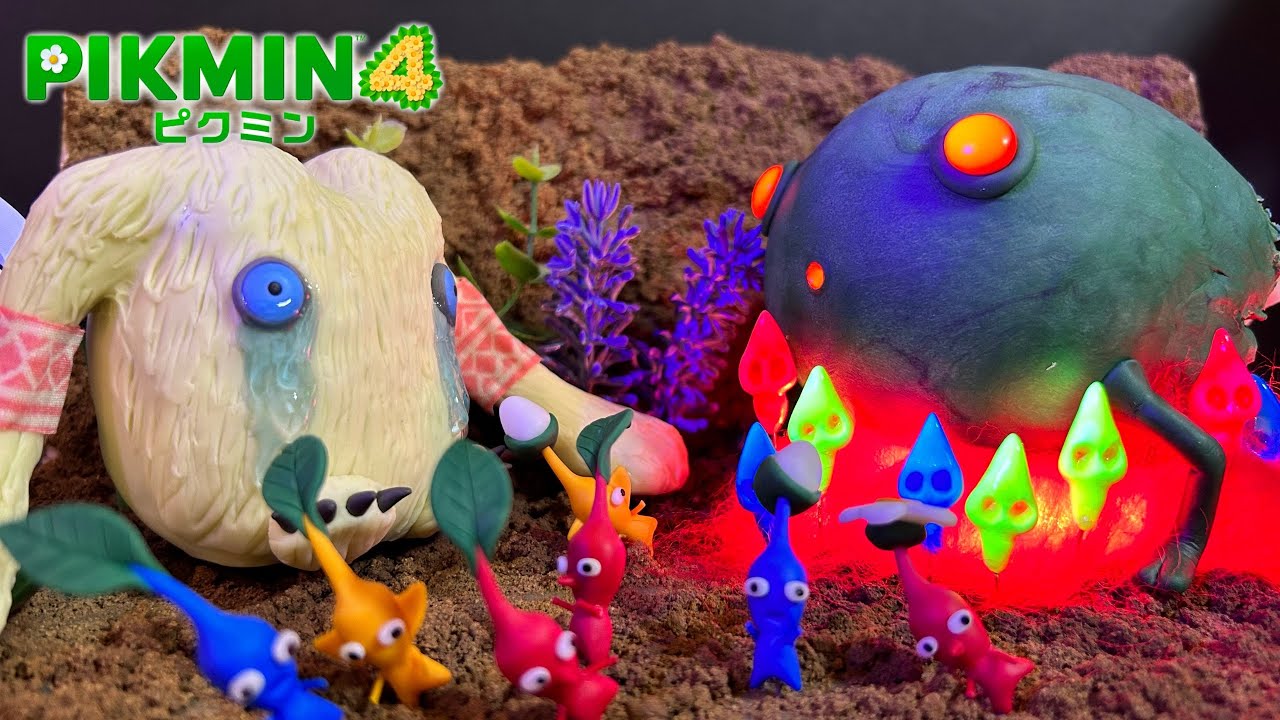 【DIY】ドドロになった仲間を悲しむミウリン作ってみた【ピクミン】〜I made Mamuta that changed into Smoky Progg〜【PIKMIN】