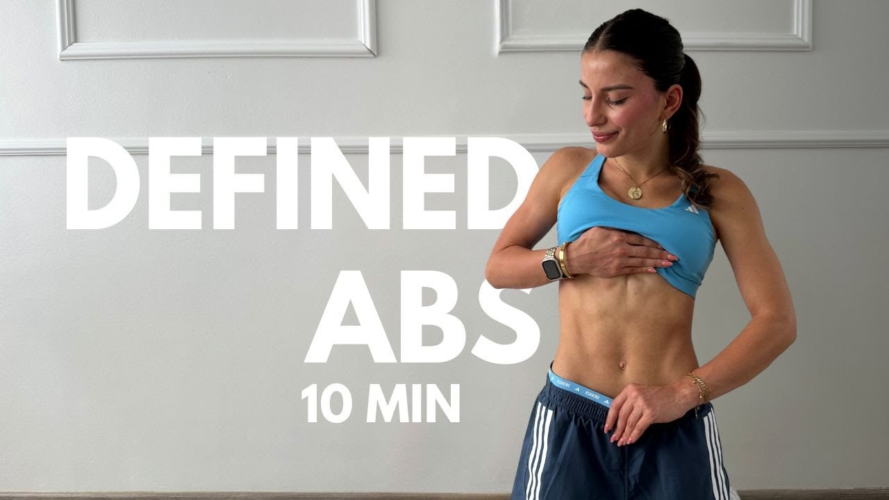 10 MIN DEFINED ABS WORKOUT | Get sculpted abs in 7 days (beginner friendly, no equipment)