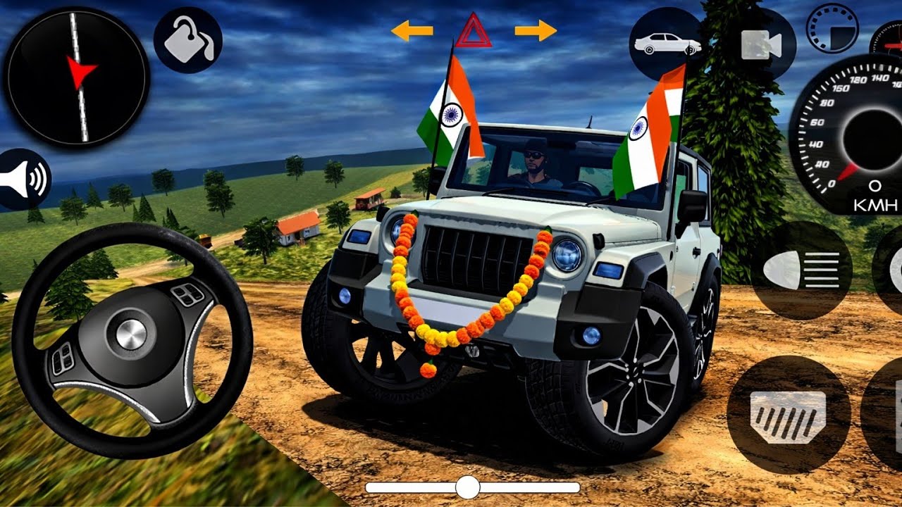 Modified Mahindra Thar😈Games:Indian Yellow Thar (Gadi Wala Games) Car Game Android Game - #2026