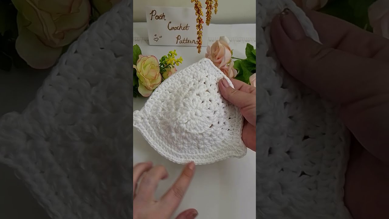 How-to DIY Crochet Bra & Bikini Flower Stitch Pattern Size Medium Tutorial (Easy!)