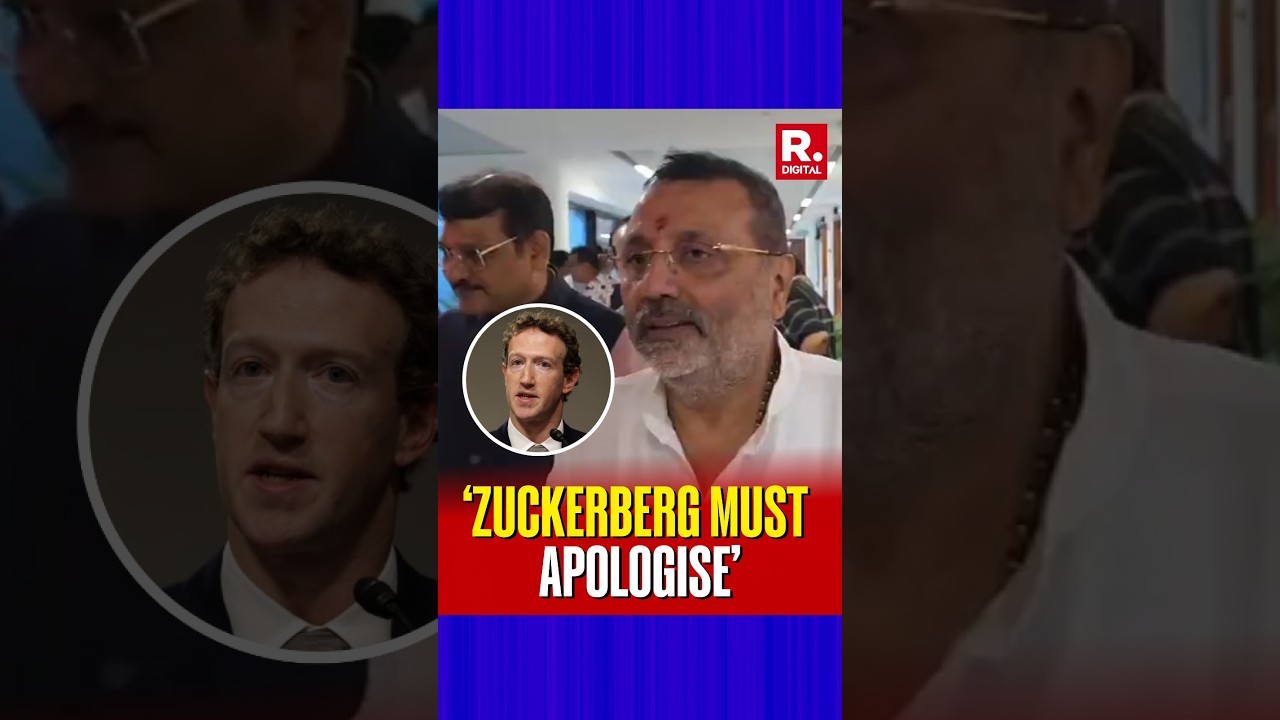 'Zuckerberg Must Apologise,' BJP MP Nishikant Dubey on PM Modi Video Takedown