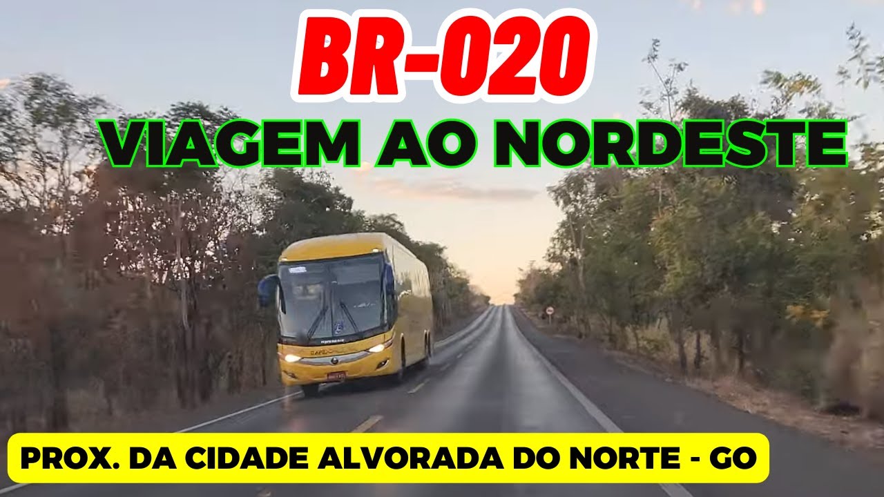 VIAGEM DE CARRO AO NORDESTE JÁ PRÓXIMO DE ALVORADA DO NORTE GOIÁS ,.