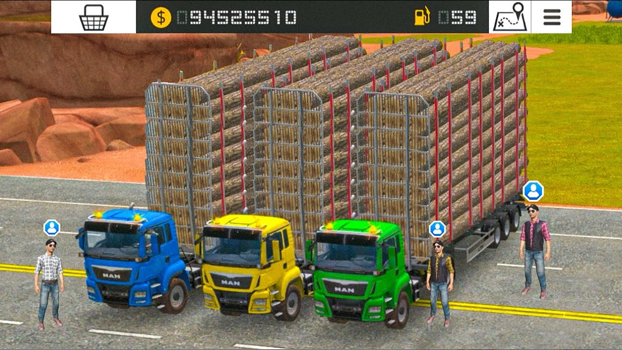 Wood Cutting & Collecting In Fs18 | Fs18 Three Multiplayer | Timelapse |