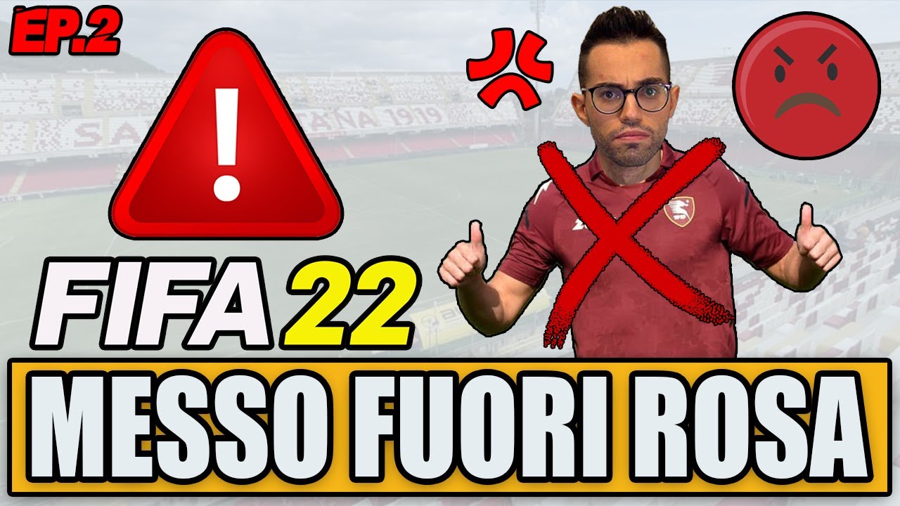 🤬 MESSO FUORI ROSA!! RISCHIO LA PANCHINA! FISCHI PER MARCELLO!! FIFA 22 CARRIERA GIOCATORE #2
