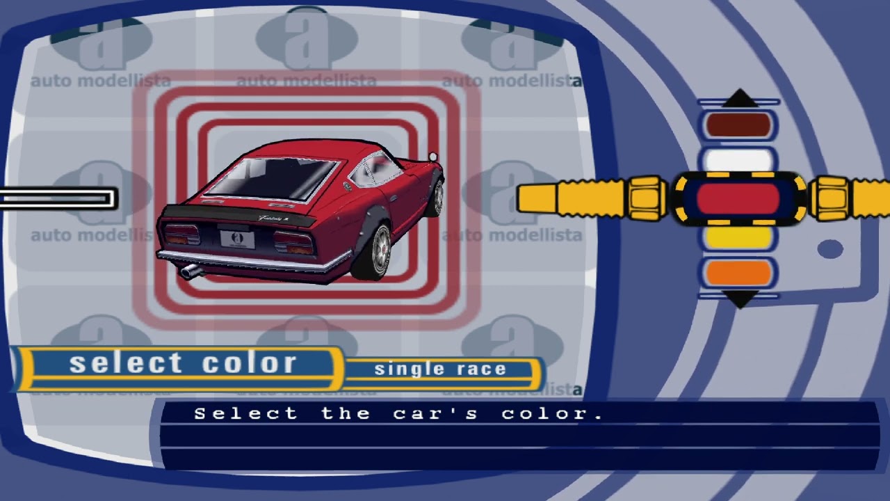 Auto Modellista PS2 All cars list