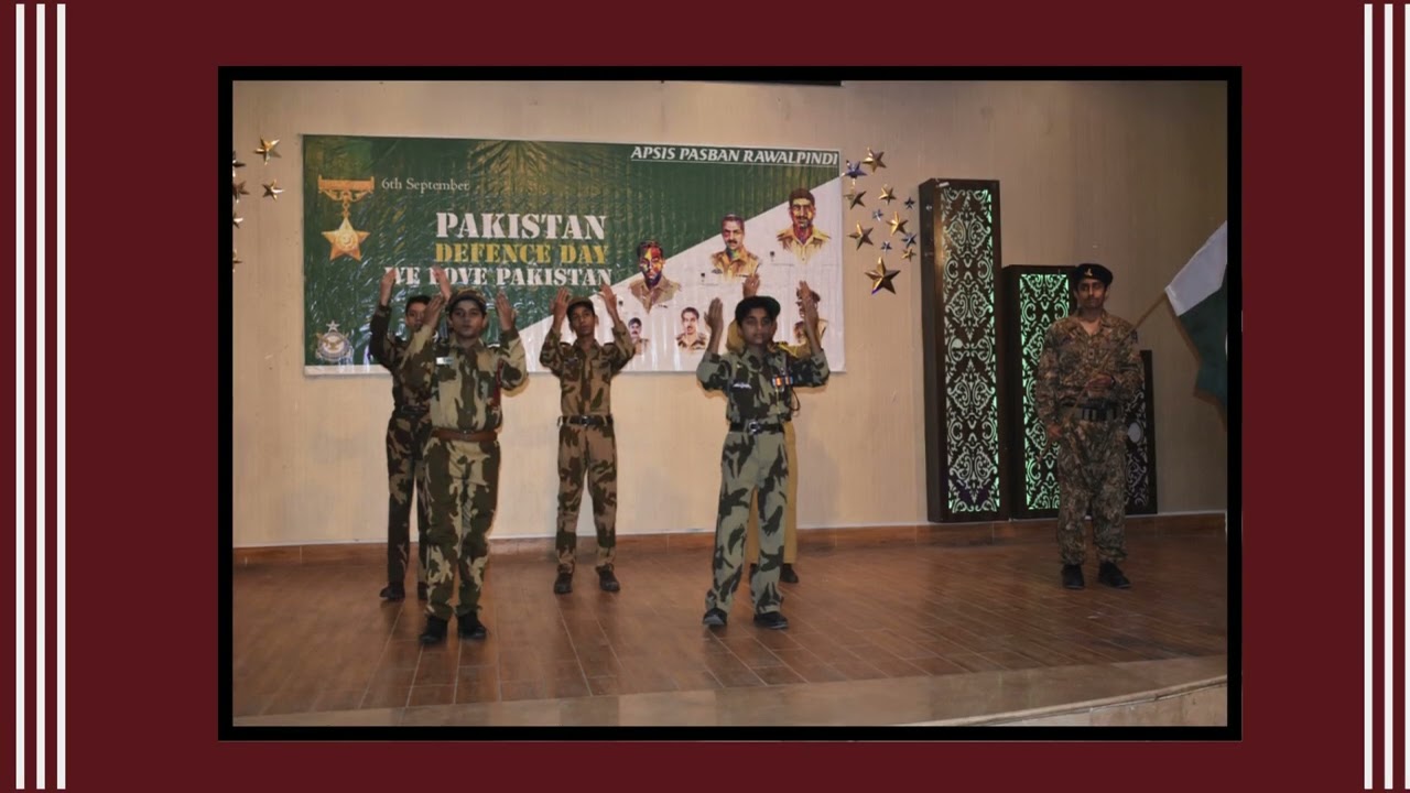 Students of APSIS Pasban pay tribute to our brave soldiers for their courageous sacrifices.