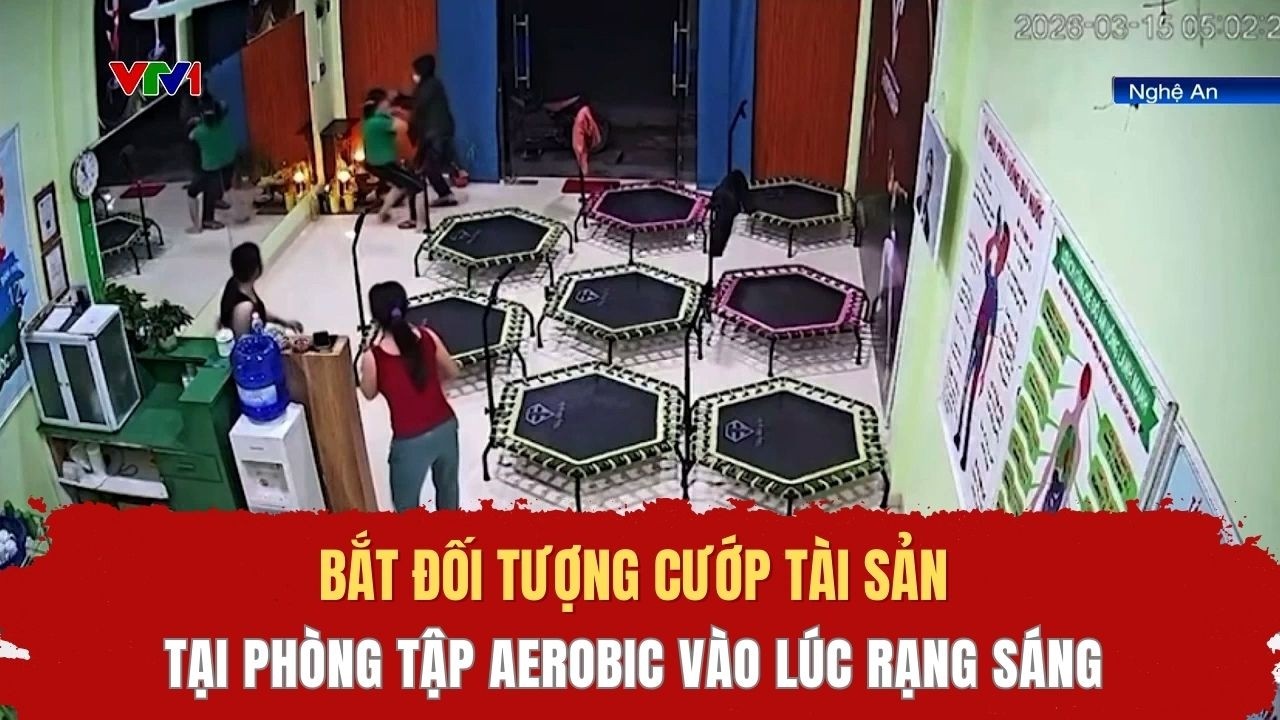 Bắt đối tượng cướp tài sản tại phòng tập Aerobic