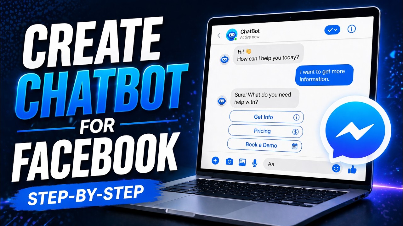 How to Create a Facebook Messenger Chatbot Without Coding | Step-by-Step Tutorial for Beginners
