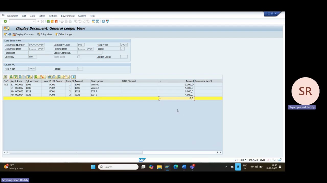 SAP FICO Document Splitting — Step-by-Step Configuration + Postings (Active / Passive / Zero-Balance
