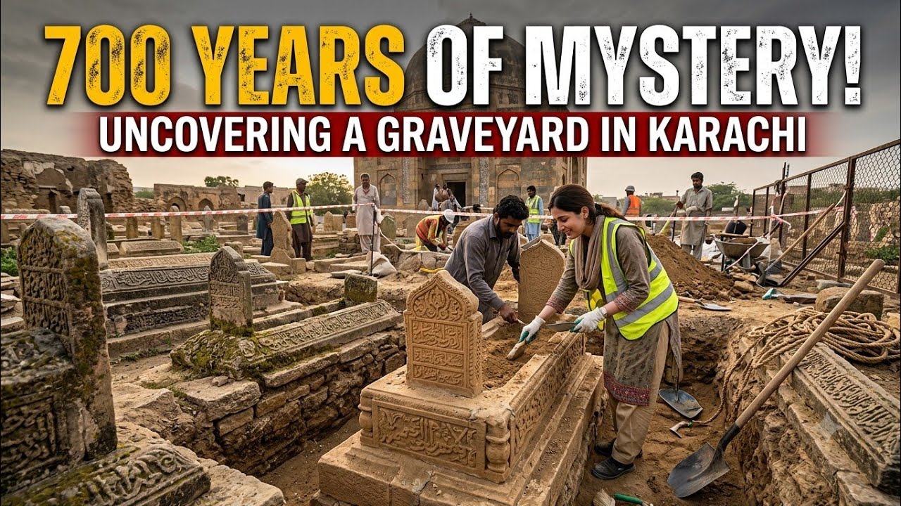 700 Years of Mystery! Uncovering a Graveyard in Karachi - @Vlogzindagi