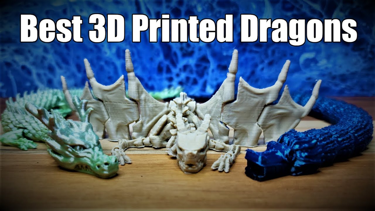 7 of The Best 3D Printable Dragons | Timelapses