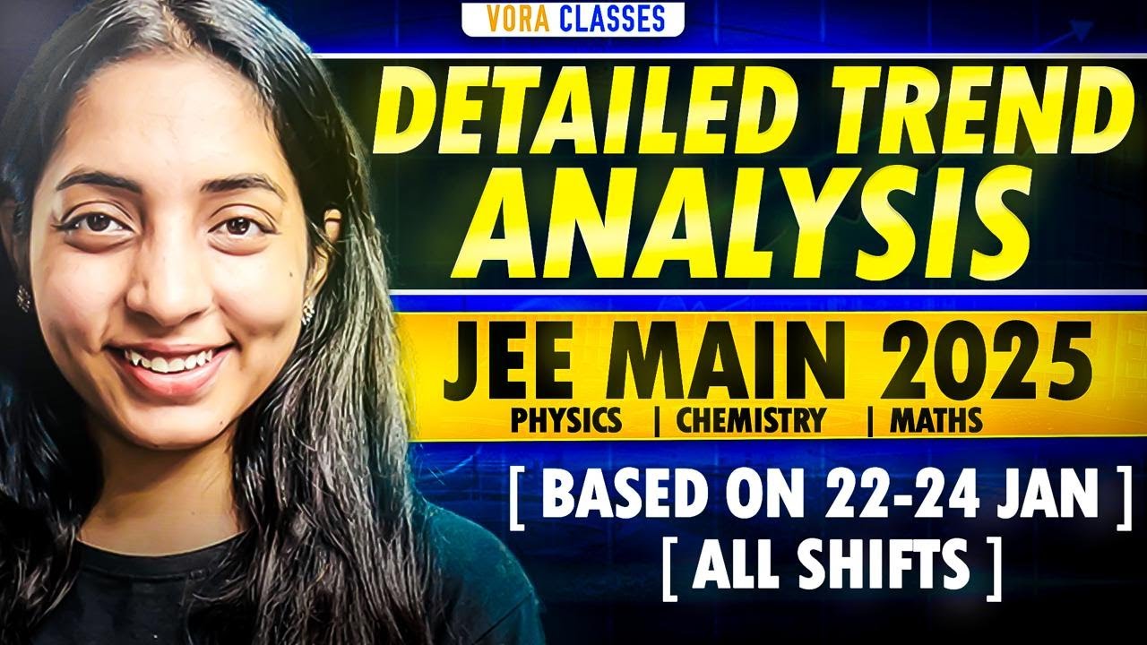 DETAILED TREND ANALYSIS | JEE Main 2025 Physics, Chemistry, Maths ( Based on 22-24 Jan ) #jee