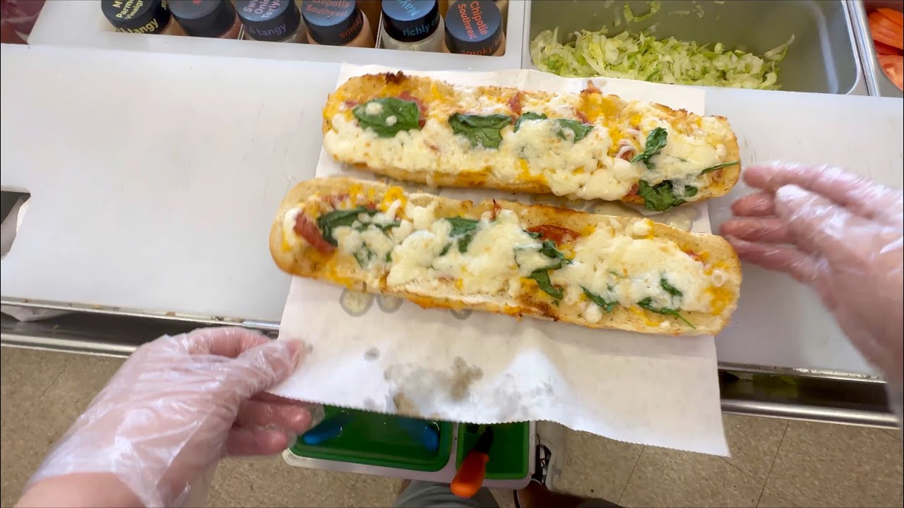 POV: Cheesy Garlic Bread at Subway