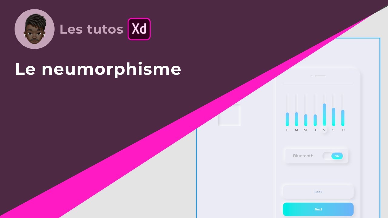 Neumorphism - Tuto Adobe XD