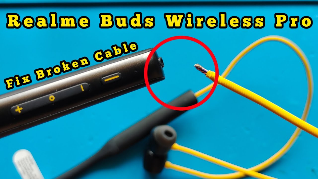 How to Fix Broken Cable || Realme buds wireless Pro