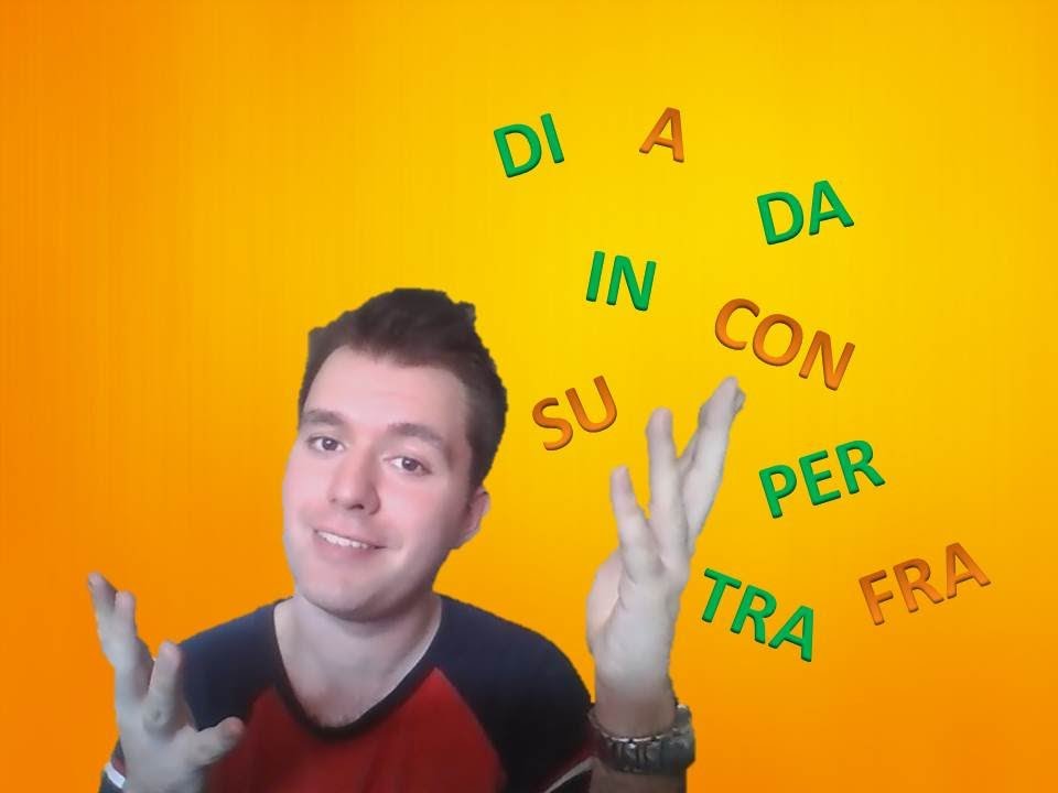Apprendre l'Italien - Leçon 15 (partie 1) /// Les prépositions (A et IN)