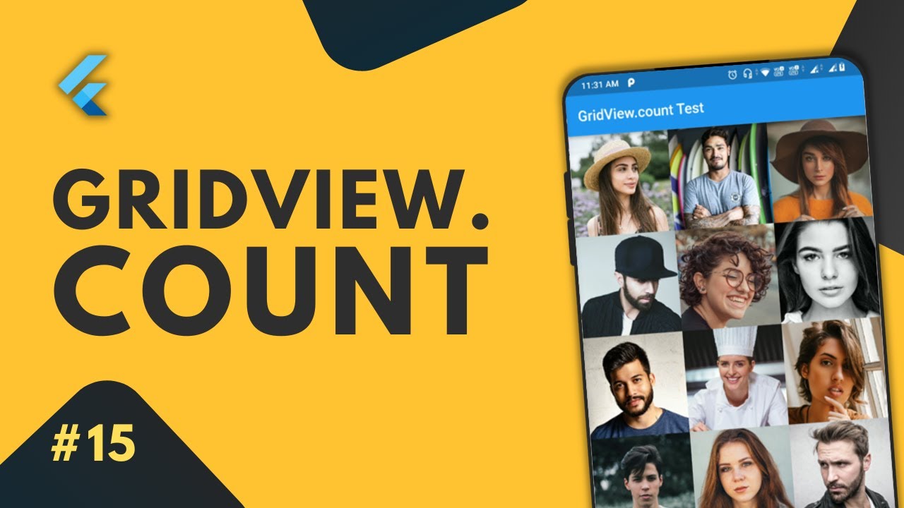 Учебное пособие по Flutter GridView.count: исчерпывающее руководство