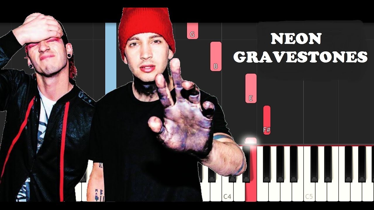 Twenty One Pilots - Neon Gravestones (Piano Tutorial Medium)