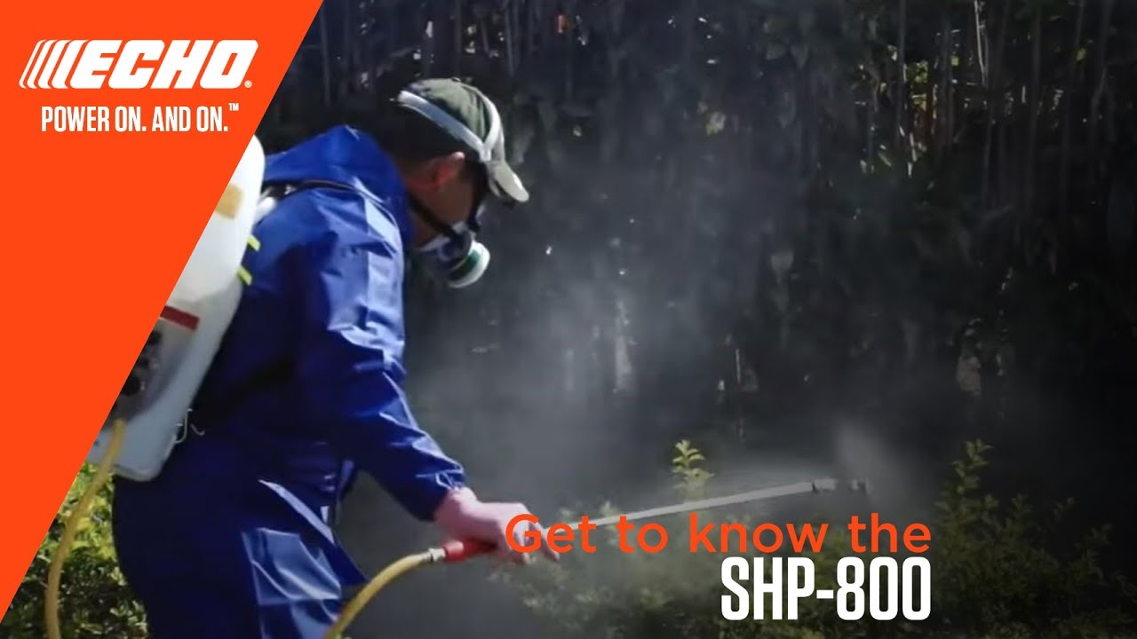 Информация о продукте ECHO Sprayer SHP-800 (на английском языке)