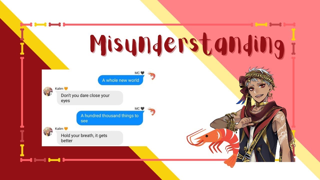 [Misunderstanding] | A Whole New World Lyric Prank | Twisted Wonderland | Kalim x MC [READ DESC.]